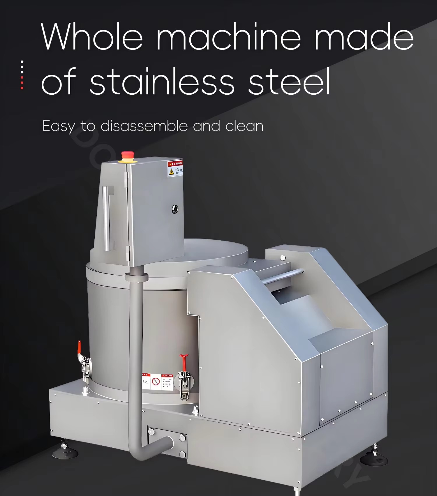 Industrial Fruit Vegetable Potato Chips Dewatering Machine Dehydrator Commercial Variable Frequency Vegetable Dryer
