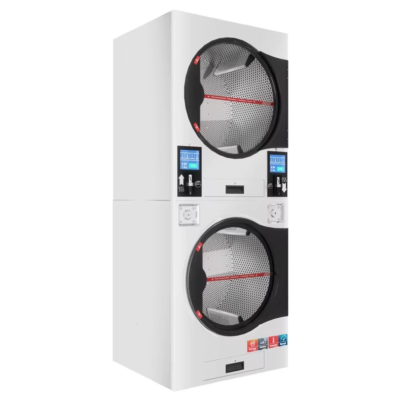 High Efficiency Fully Automatic Commercial Laundry Dryer Industrial Clothes Drying Machine Stable Energy Saving for Laundromat