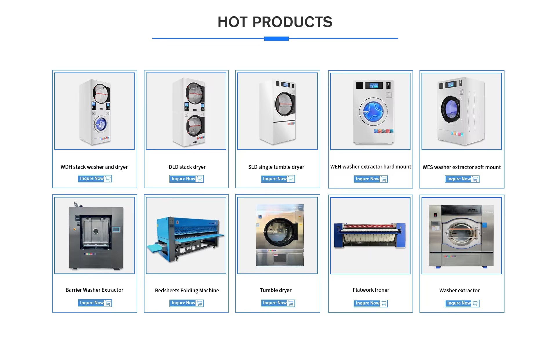 Saving Energy and Efficiency Coin/non-coin Operated Professional Washing Machine Commercial Laundry Machine Stack Washer Dryer