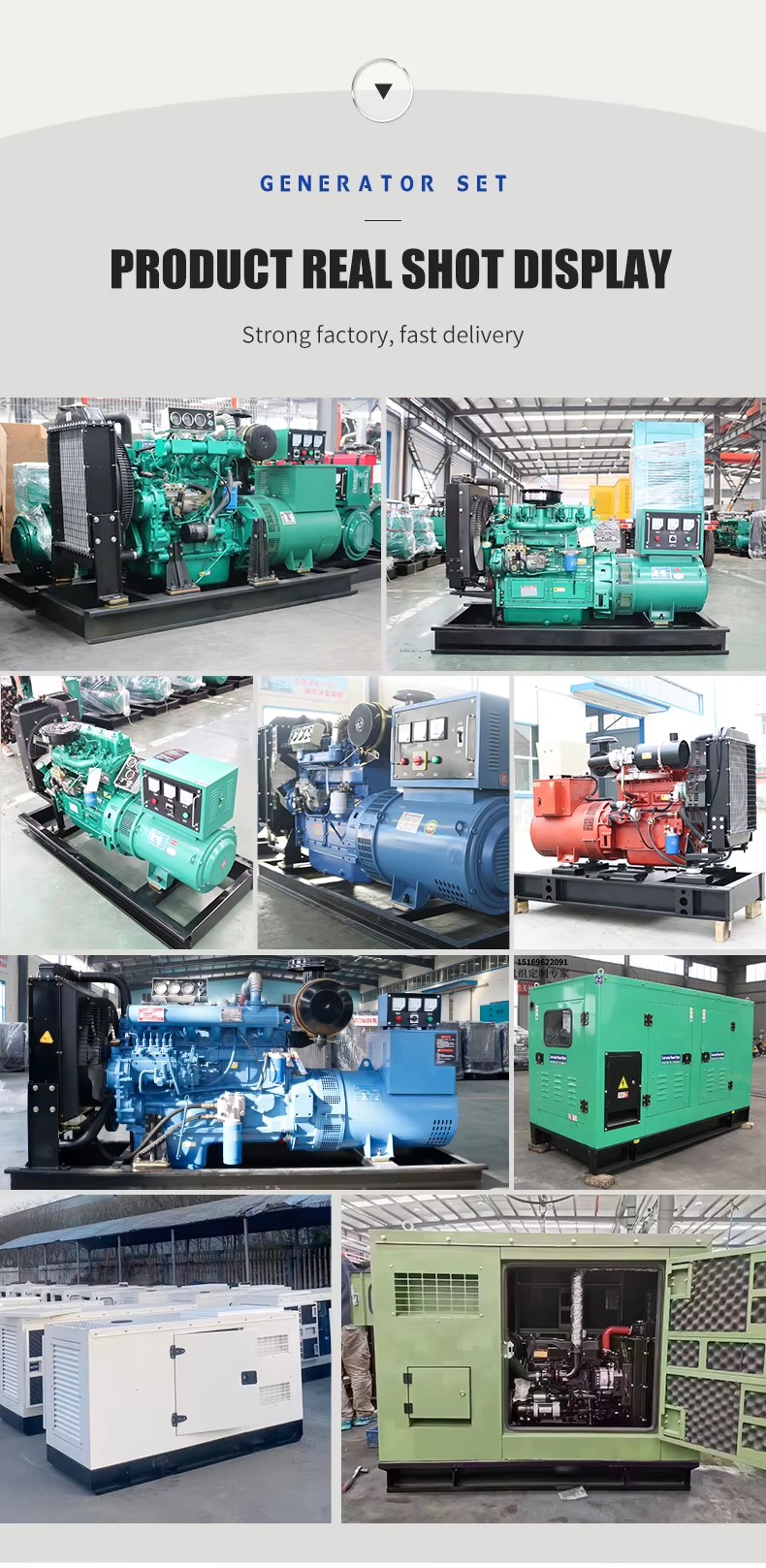 75kW Water Cooled Diesel Generator Set with Engine Pump Three-phase Four-wire High Productivity for Factory Emergency Lighting