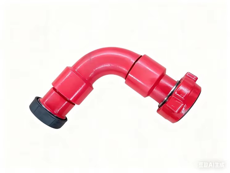 API 1502 Forged Swivel Elbow High Pressure NPT Thread, Anti-Corrosion Painted Oilfield Manifold Fitting