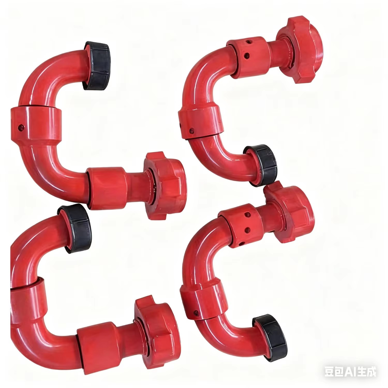 API 1502 Forged Swivel Elbow High Pressure NPT Thread, Anti-Corrosion Painted Oilfield Manifold Fitting