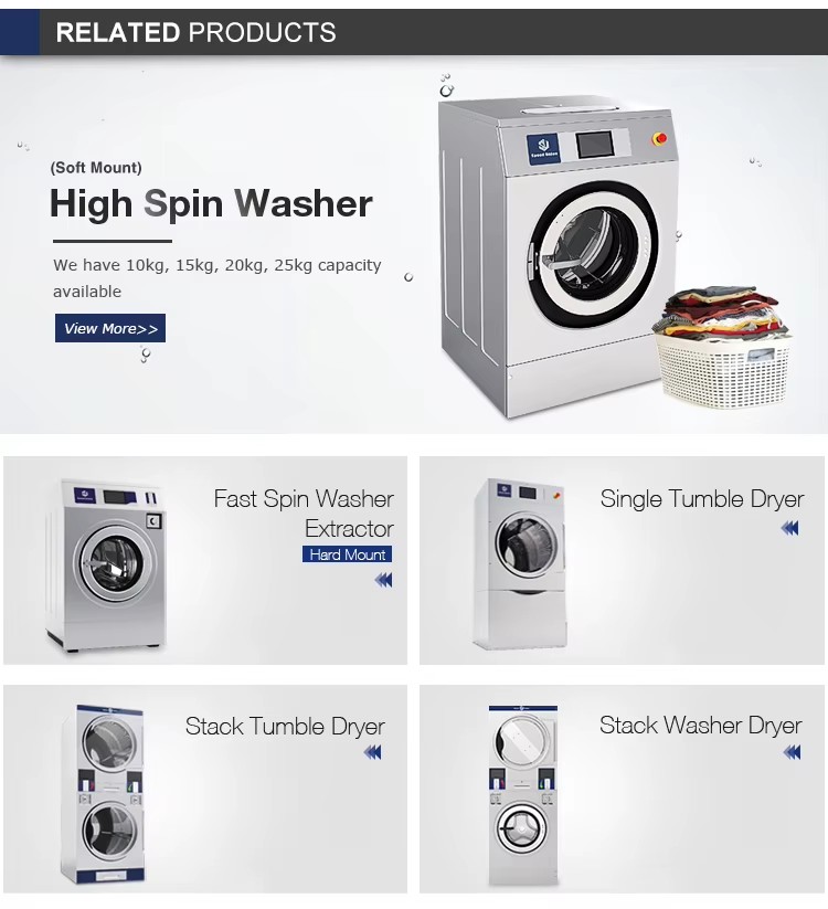 High Efficiency Energy-saving Laundry Washing Machine Stack Washer Dryer Laundry Washing Machine