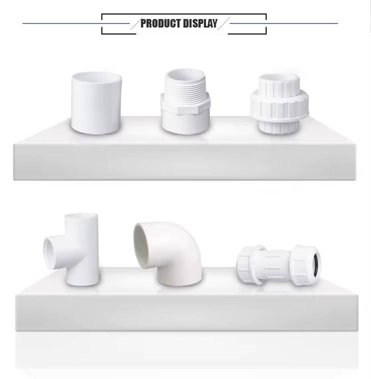 Sam- 1/2 Names Rubber Pvc Elbo Cross Joint Diy Materials Galvanized Elbow Upvc Pvc Pipes and Fittings for Plumbing Plastic