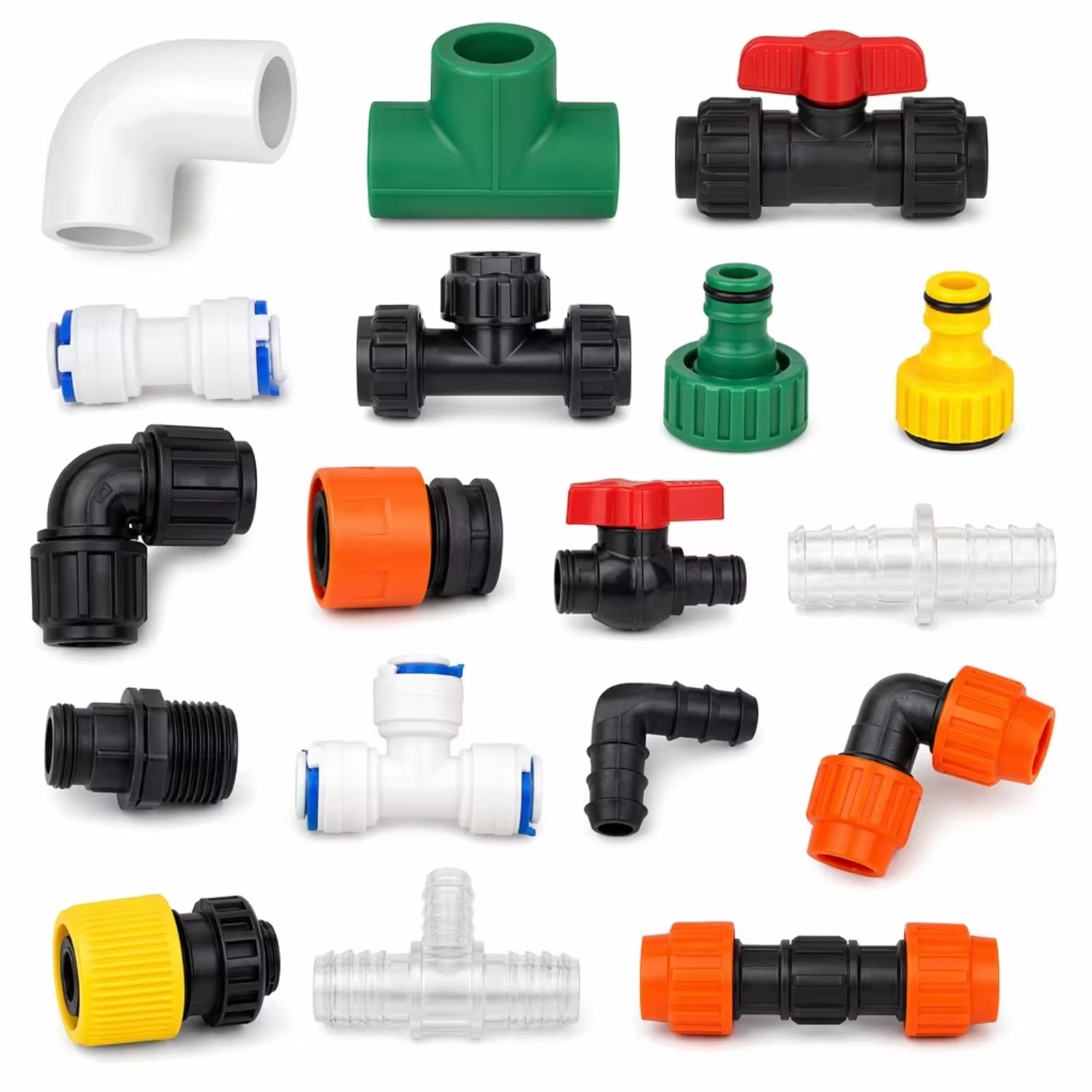 Corrosion-Resistant UV-resistant ROHS Cold Runner HDPE PVC PP Pipe Injection Plastic Molds Part Molding for Irrigation Industry