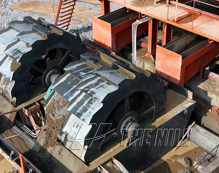 Wheel Sand Washer Sea Sand Washing Machine