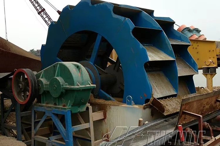 Wheel Sand Washer Sea Sand Washing Machine
