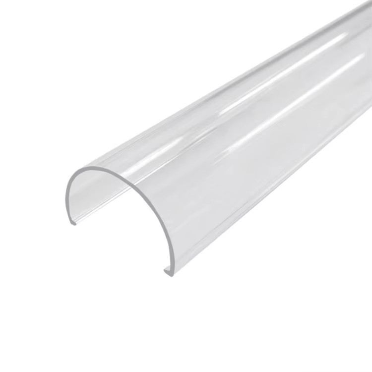 For Industrial Lighting Triangular Plastic Tube Pvc Pipe Lamp Covers//