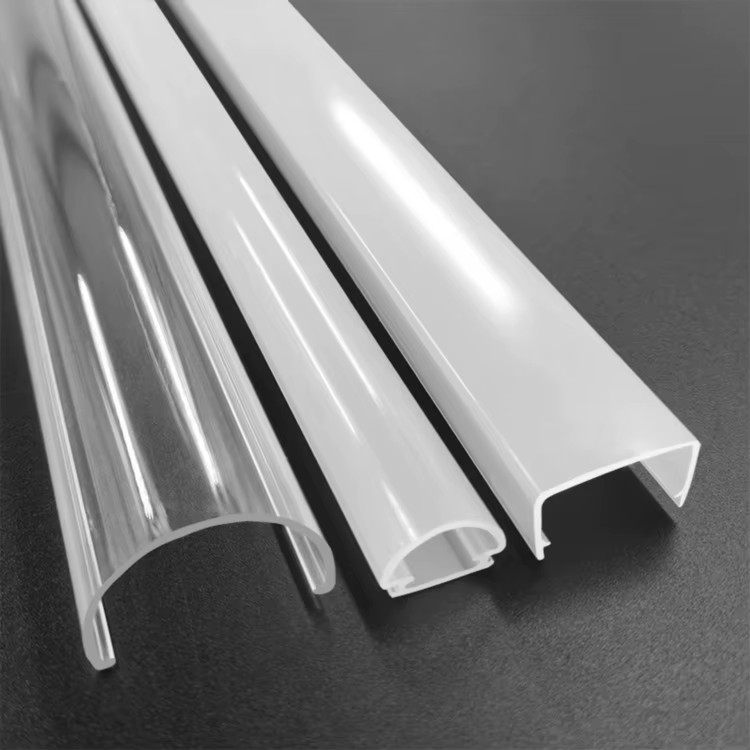 For Industrial Lighting Triangular Plastic Tube Pvc Pipe Lamp Covers//