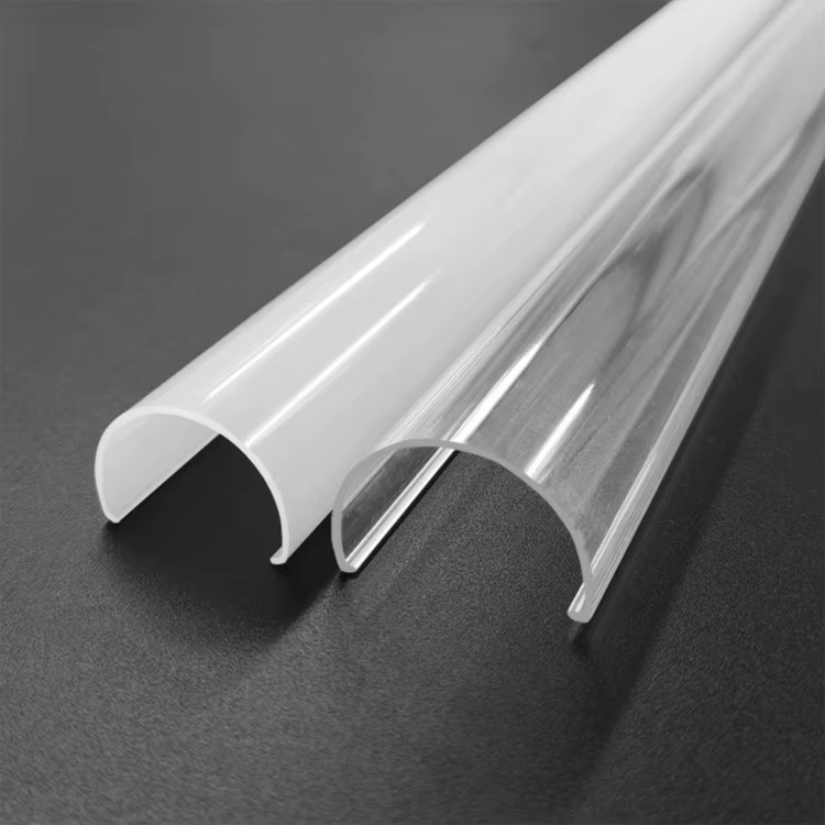 For Industrial Lighting Triangular Plastic Tube Pvc Pipe Lamp Covers//