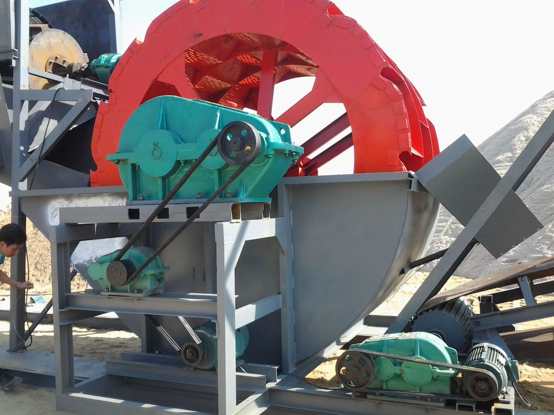 50-200TPH Sand Washer Beach Sand Cleaner Sand Removal Machine Price