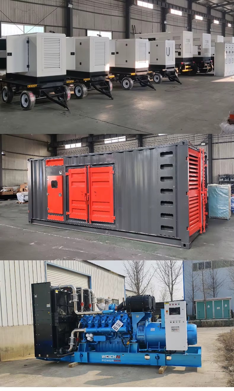 Portable Super Silent Diesel Generator 480V 20kva-100kw 50 Hz ATS Automatic Generator Set