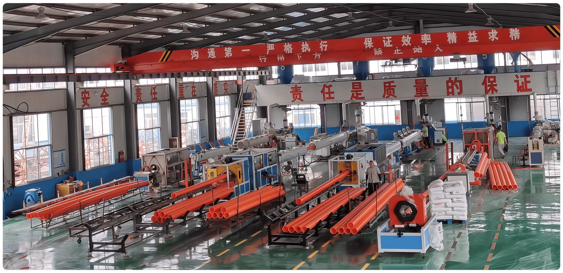 Orange Color Flexible Durable Eco-Friendly MPP Power Pipes High Quality Polypropylene PP Plastic Pipe for Cable Protection
