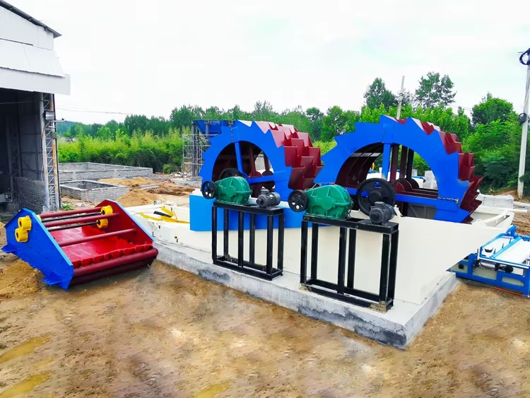 Wheel Sea River Sand Washing Multiple Function Sand Washer Machine