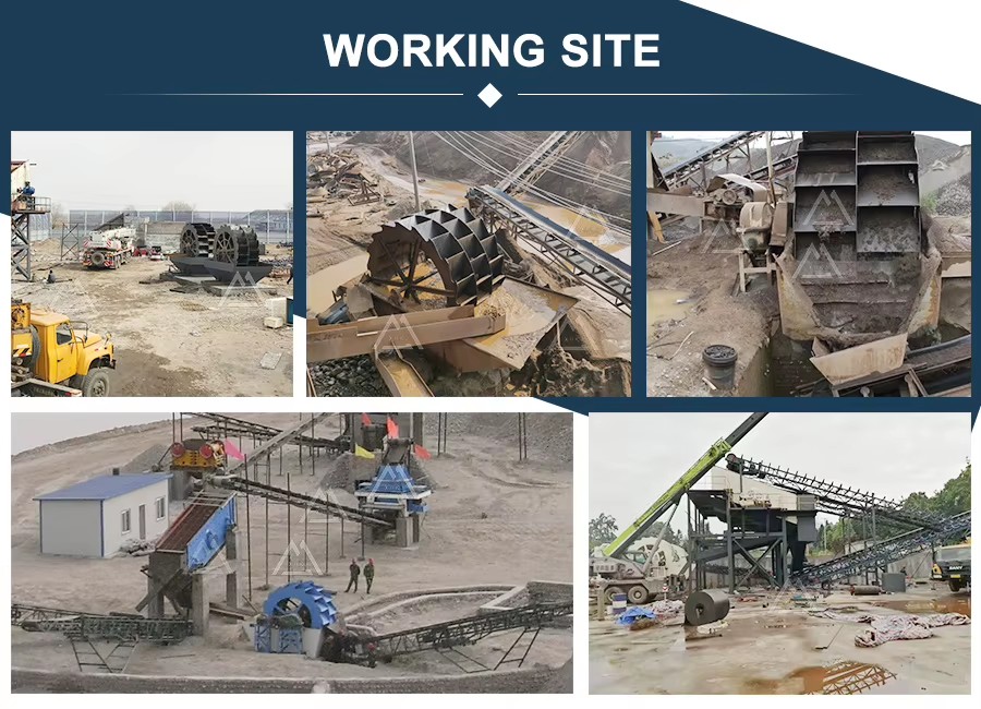 Quality Muddy Sand Gravel Cleaner Bucket Wheel Sand Washer with Gear and Pump 50t/h Capacity for Quarry Use