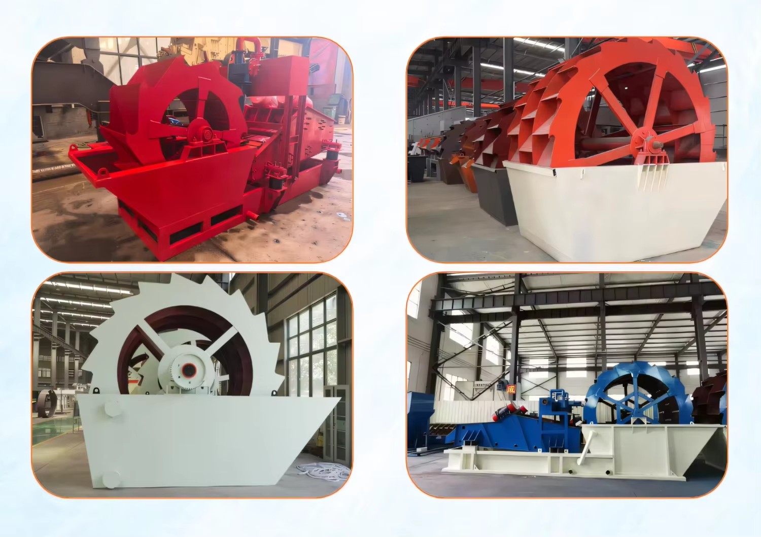 Double Spiral Chrome Sand Alluvial Washing Machine for Construction and Mining Industries Sand Washing and Drying Functional