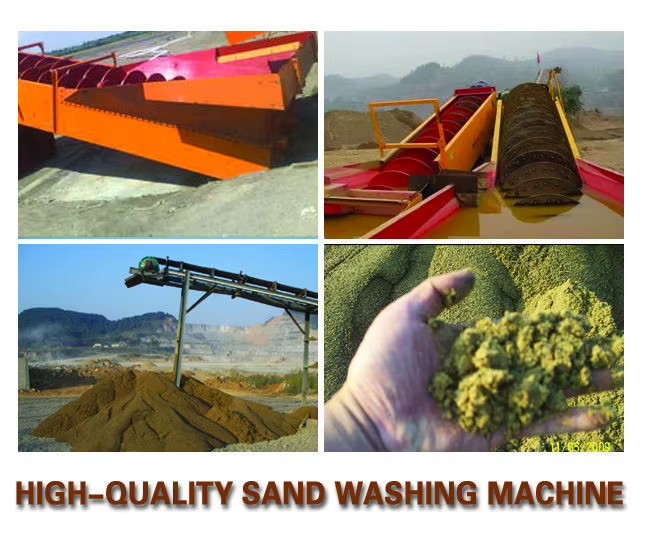 High Efficiency Screw Industrial Salt/ Table Salt / Sand Stone Washing Machine