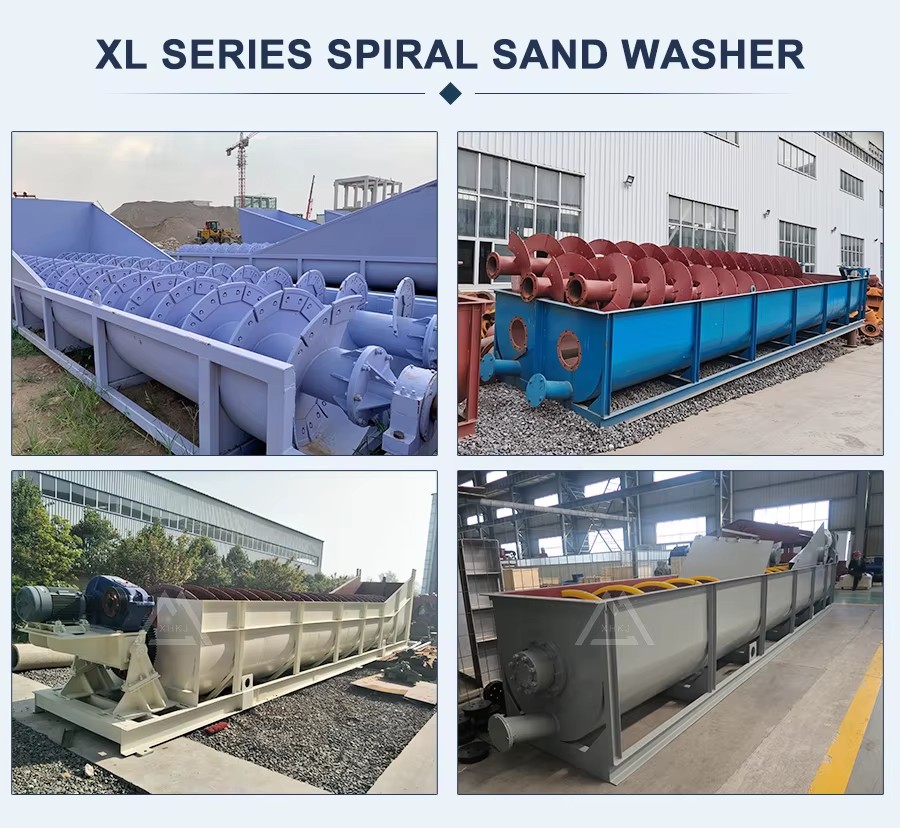 Zhongxin Spiral Sand Washer with Pump Customized High Efficiency Equipment for Gold Mining and Quarry 50-500 TPH Capacity