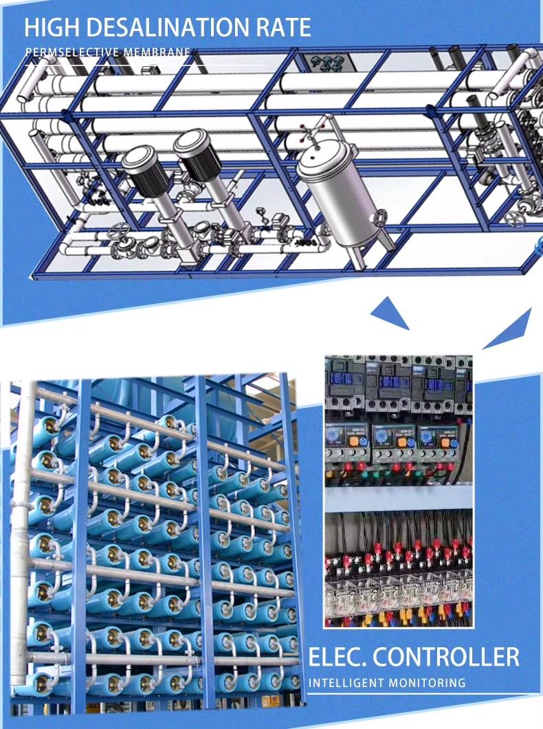 Solar Electricity Generator Seawater Desalination Machine for Salt Water Purifying to Drinking Water With Factory Price