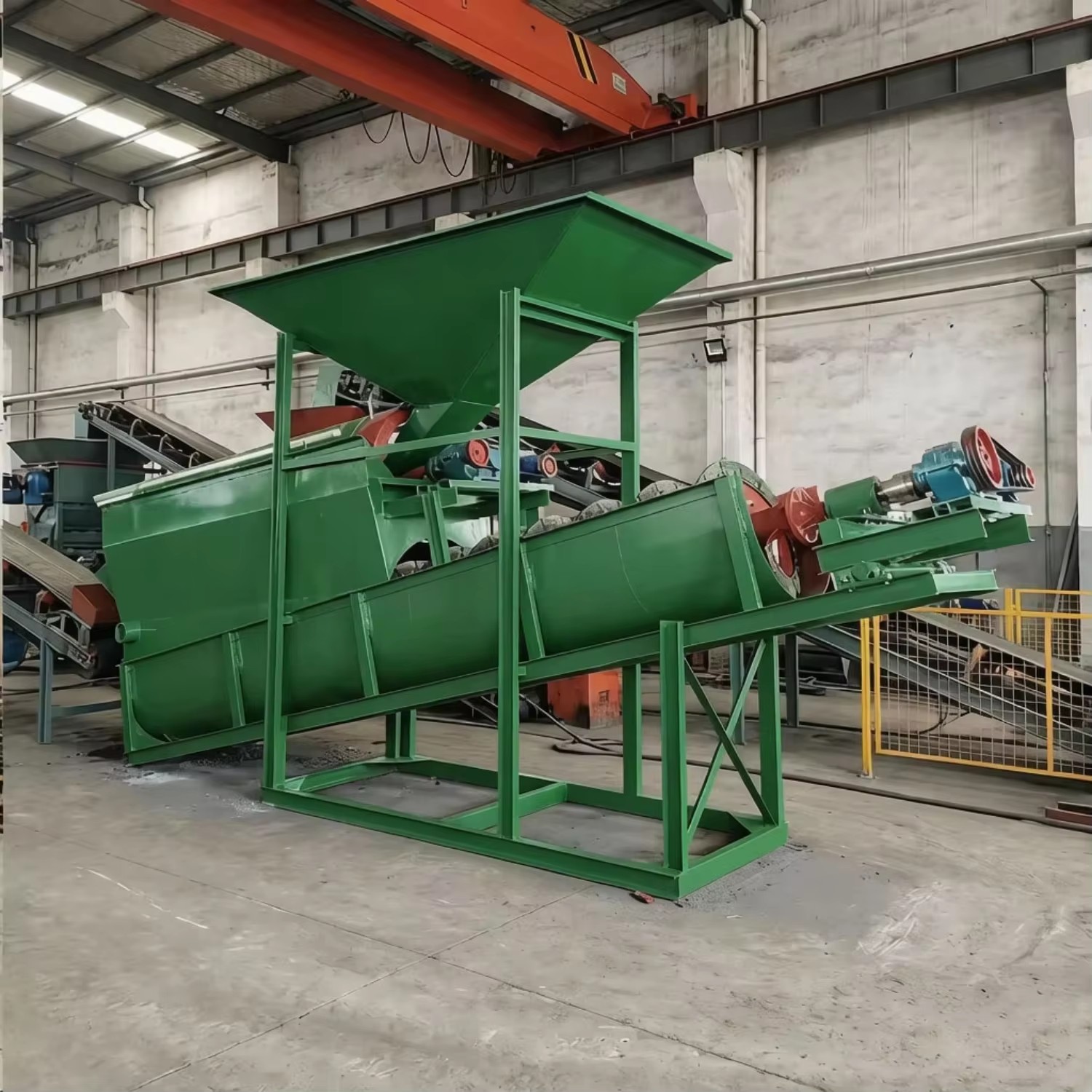 Integrated Spiral Sand Washing and Screening Machine, High Efficiency Rotary Sieve Washer for River Sand & Gravel Plant