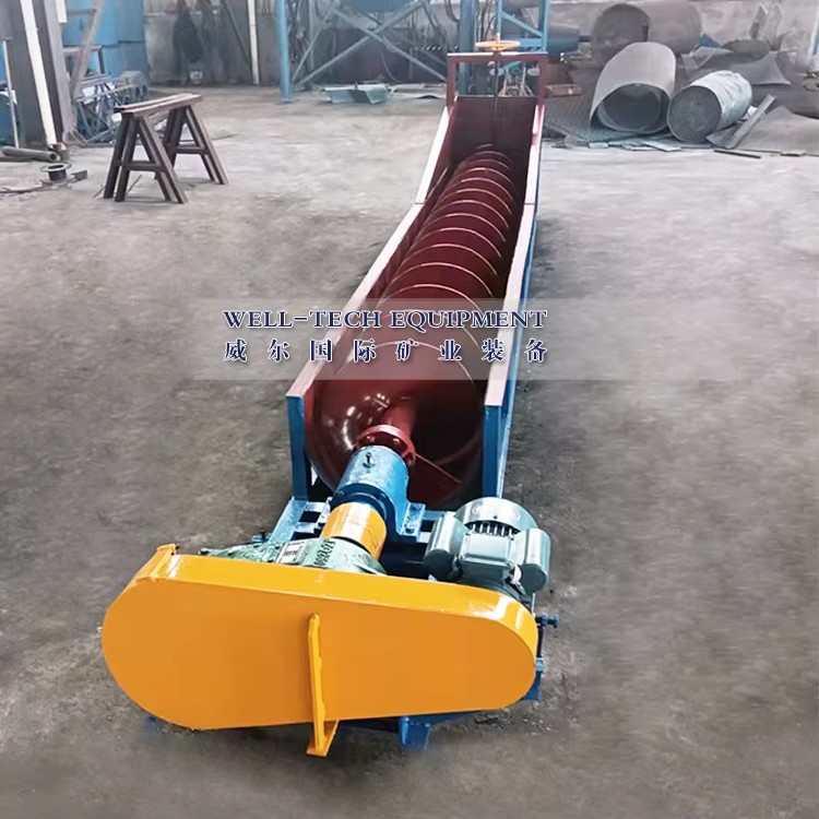 Double Screw Log Washer for Silica Sand Coal Spiral Washing Plant Classifier Machine High Capacity 30-200TPH Gear Pump