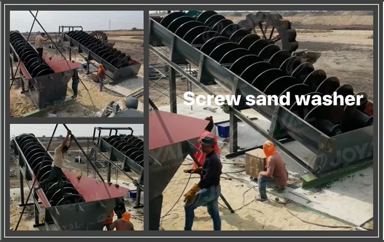 XL-762 High Quality Mini Spiral Sand Washing Machine