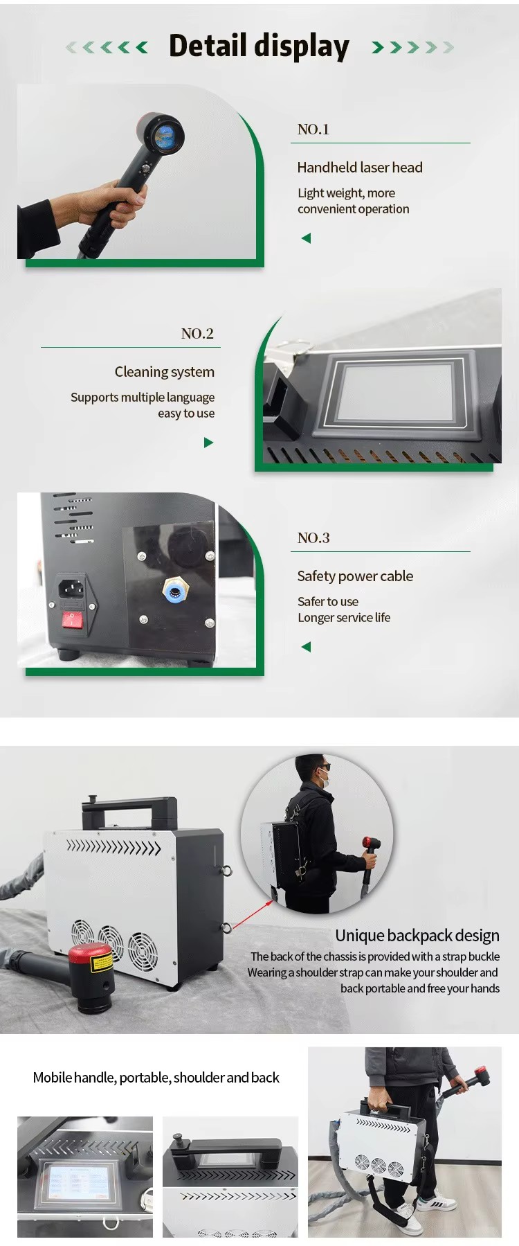 Best Price Laser Cleaning Equipment for Electrical Parts Cleaning 100W 200W Pulse Laser Cleaning Machine for Paint Oil Remove