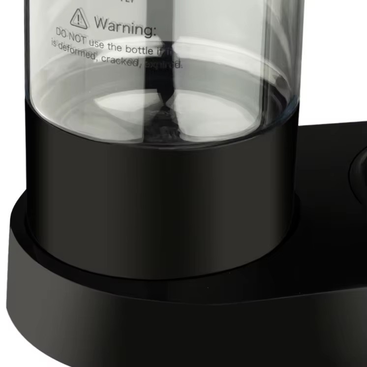 Soda Maker Manual Sparkling Water Machine One Click Carbonation Non Electric Beverage Maker with 1L Bottle