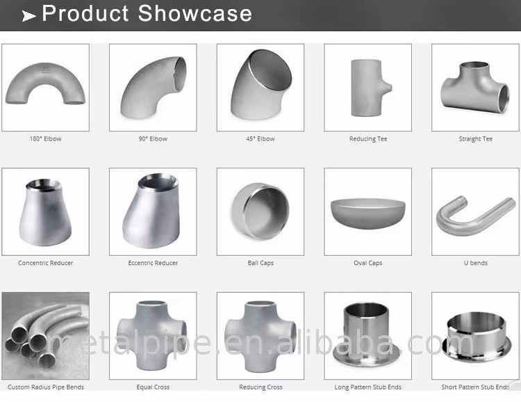 ASTM A403/A403M WP316 Long Radius Elbow 4'' 90 Degree Elbow Stainless Steel Pipe Fitting