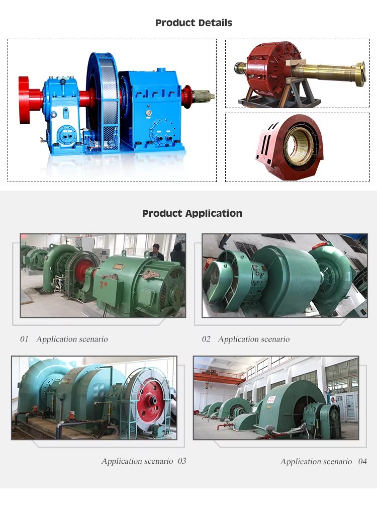 Water Powered 1 Mw Hydro Power Generator Water Turbine