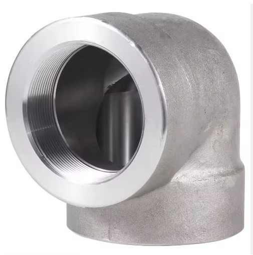 ASME B16.11 SS316 6000lbs Forged Pipe Fittings SW 90 Degree LR Socket Weld Elbow