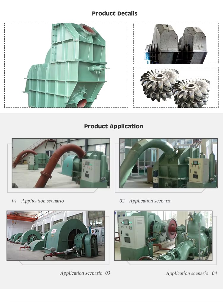 Mini 100kw Pelton Wheel Vortex Hydro Turbine Generator for Hydroelectric Power Plant Renewable Energy Source