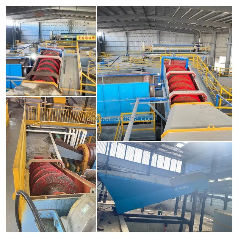 High Efficiency Brand Spiral Sand Washing Machine Q355B Material 10-30T/H Capacity ISO9001 Certified for Construction