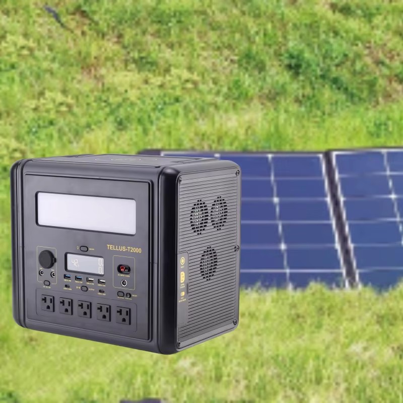 1200W 1030Wh Portable Power Station LiFePO4 Solar Generator with Panel for Home Emergency Backup