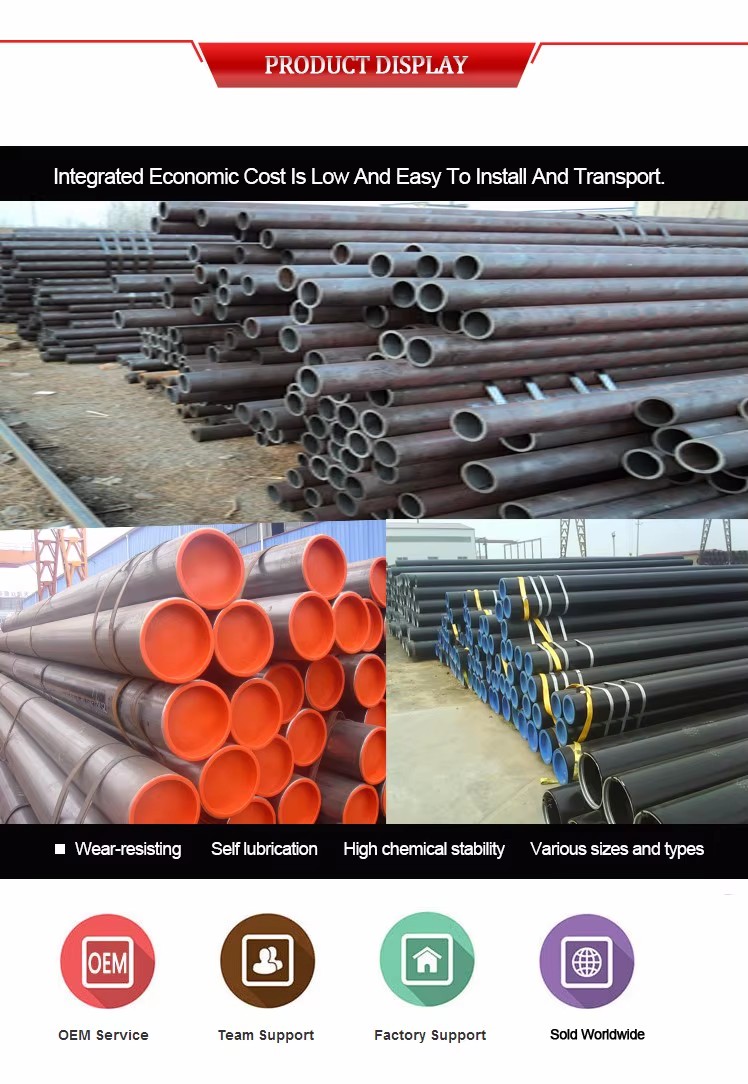 Straight Seam Welded Pipe Cs Steel Pipe for Building Material