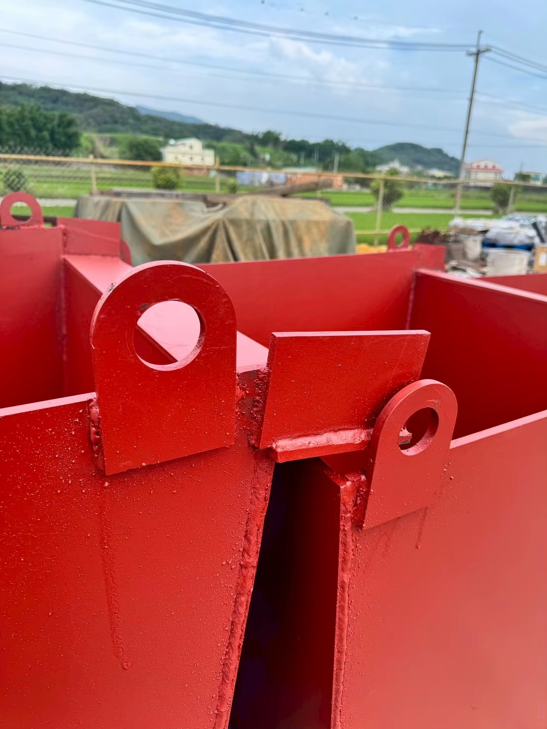 Construction Wheel Washer with Ramps & Handrails