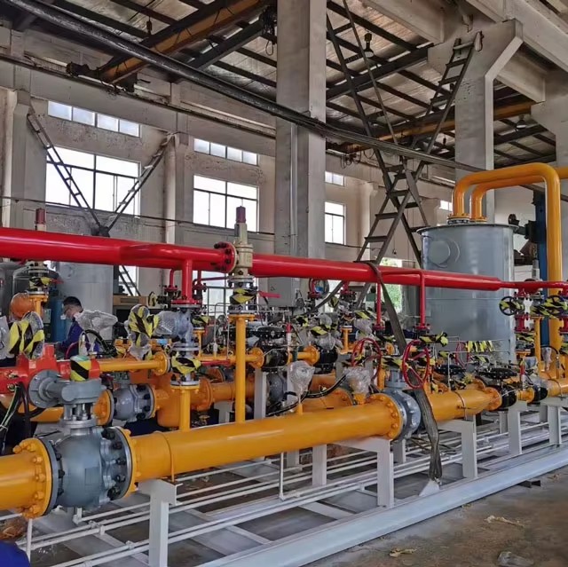 CNG Reducer Skid CNG Decompression Skid Gas Pressure Regulator for CNG Fuel Station