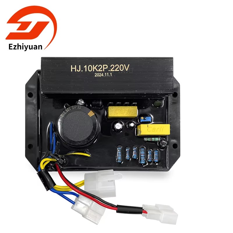 HJ.10K2P-220V Hj.10k2p 220v Diesel Generator Avr Three-phase 8 Wires 10kw/15kw Gas Genset Automatic Voltage Generator Parts