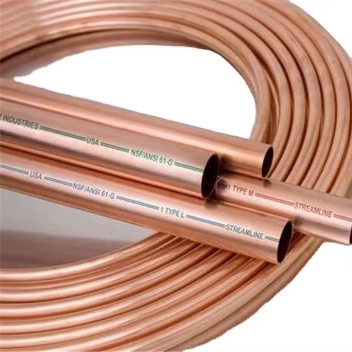 Air Conditioner Refrigerant Copper Pipes Pancake Coil for air Conditioner Copper Tube