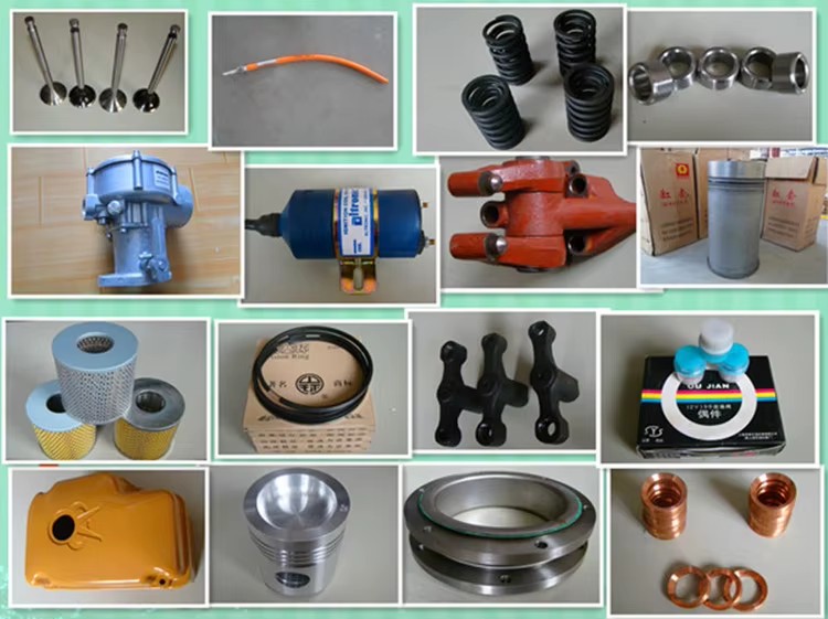 Jichai Shengdong Engine 190 Model Gas/Diesel Supercharger Spare Parts for 10-1000KW Generators 6 Months Warranty