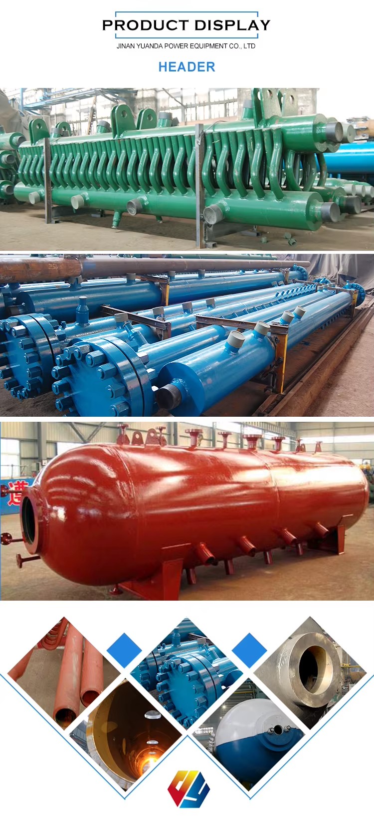 Steam Generator Turbine Gas Oil Boiler Parts Boiler Steam Drum Internals