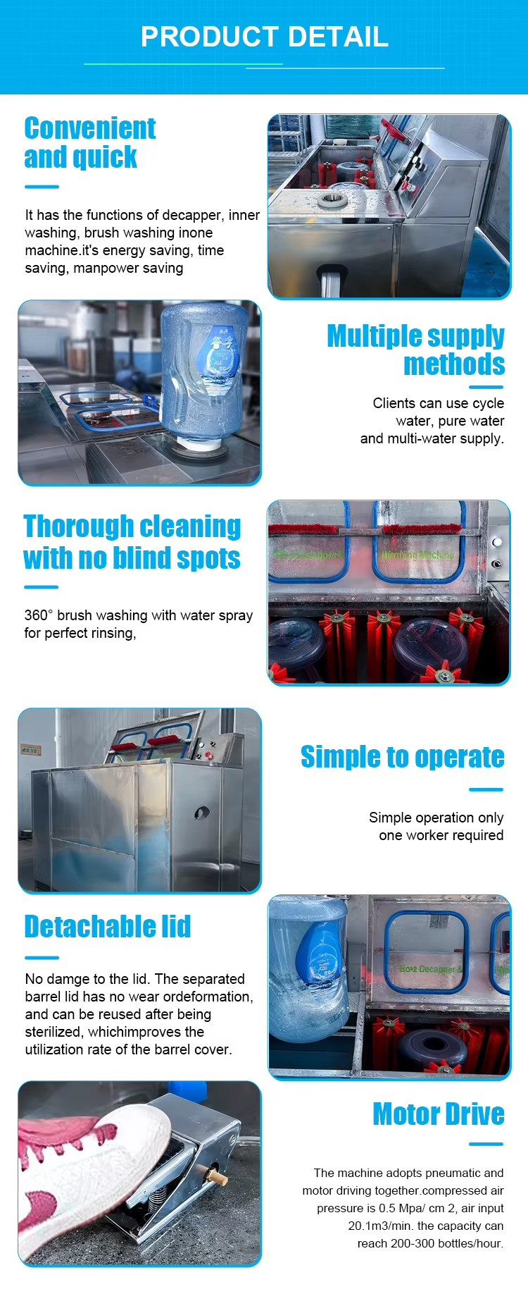 Automatic RO Water Treatment System with Washer and Motor High Capacity 250-100000 LPH 220V/380V