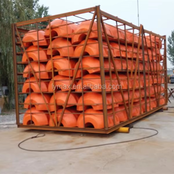 Dredge Used Plastic Floating Collar with Hard Polyurethane Foam Filled Strong Buoyancy Impact Resistant Durable