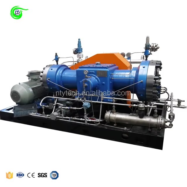 Professional Industrial High Pressure 300 Bar D-type Oxygen Hydrogen Argon Booster Gas Diaphragm Compressor