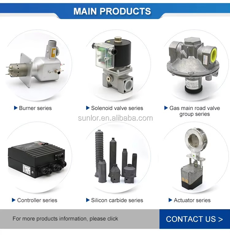 Combustion System Manufactruer for Industrial Gas Furnace burner AIO/AIC Cast Iron/alluminum Furnace Kiln Nozzel