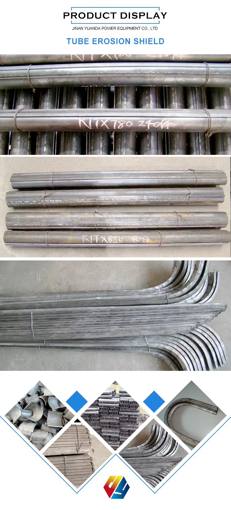 Steam Generator Turbine Gas Oil Boiler Parts Boiler Erosion Shields