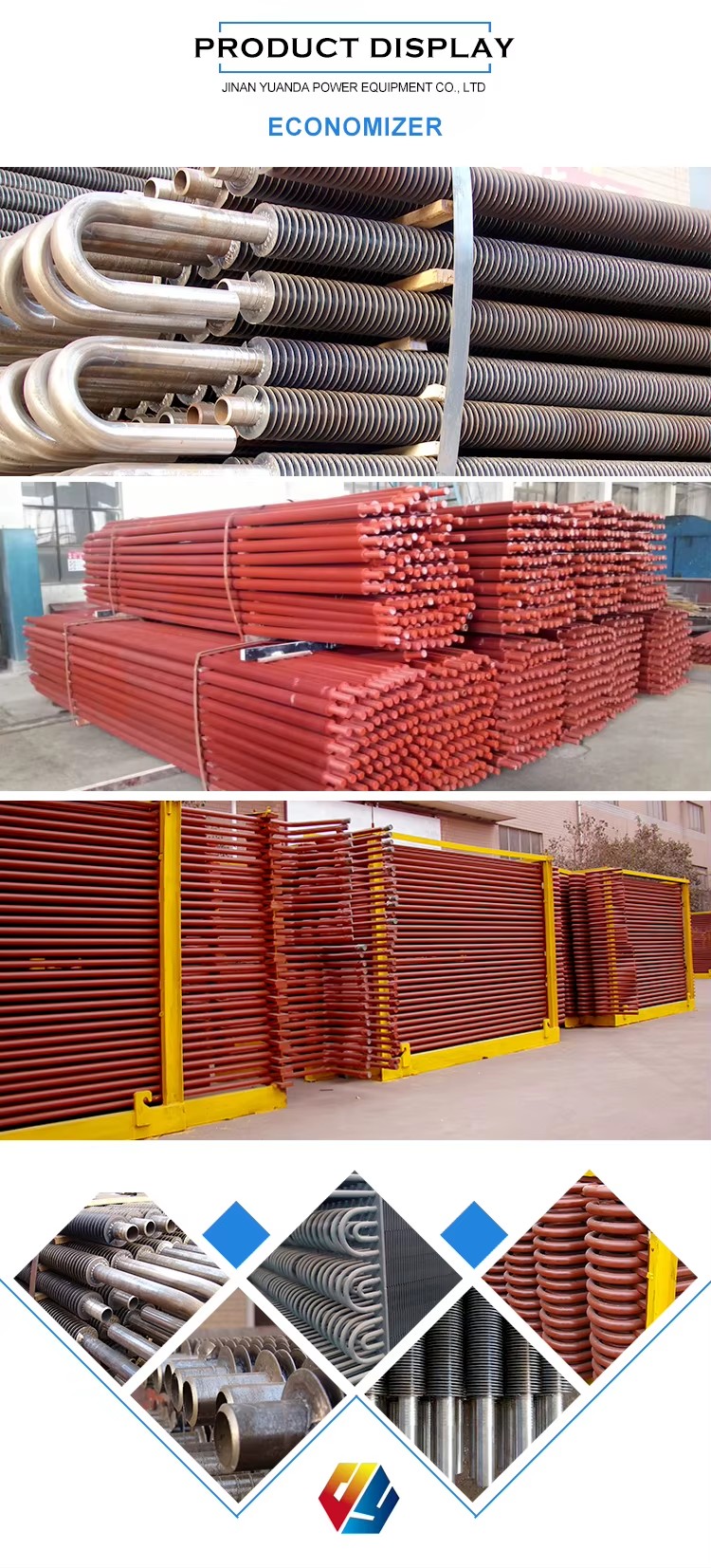 Supplier Wholesale Boiler Heat System Boiler Spare Parts List Economizer Coil