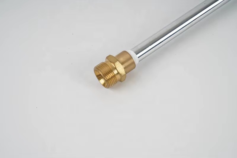 Pressure Washer Sand Blasting Metal Hose and 1/4 Inch Quick Adapter