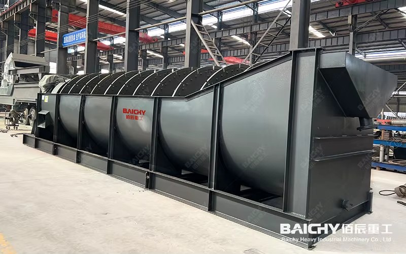 Stone Washing Machine 100TPH Spiral Washer Recycling System Construction Sand Mining Tailings Processing Spiral Sand Washing