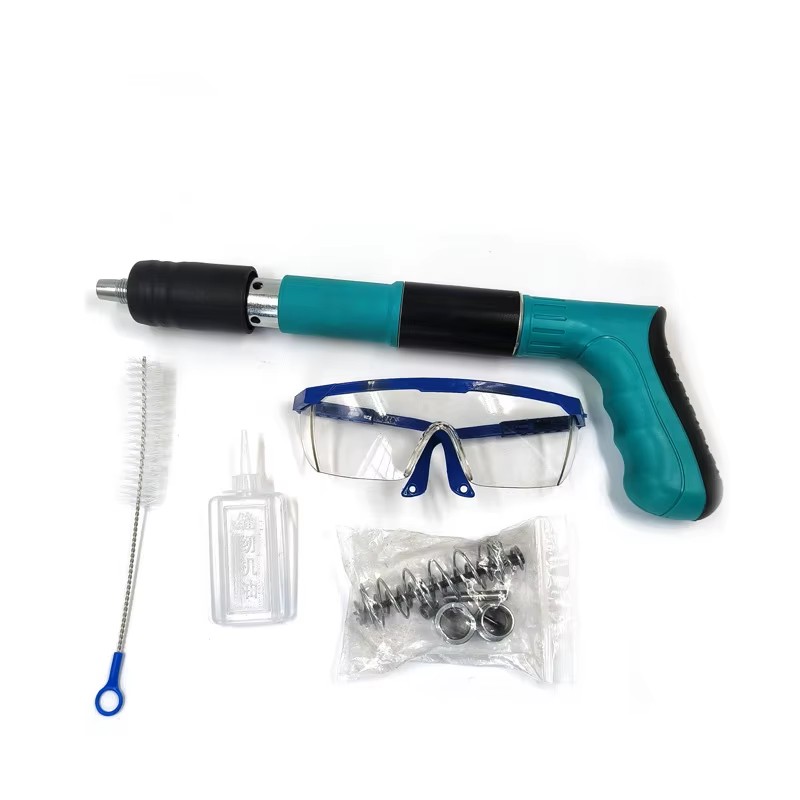 Portable Pneumatic MetalCement Wall Pressure Cordless Nailer Fixing Tool Steel Plate Powerful Concrete Nail Gun 4